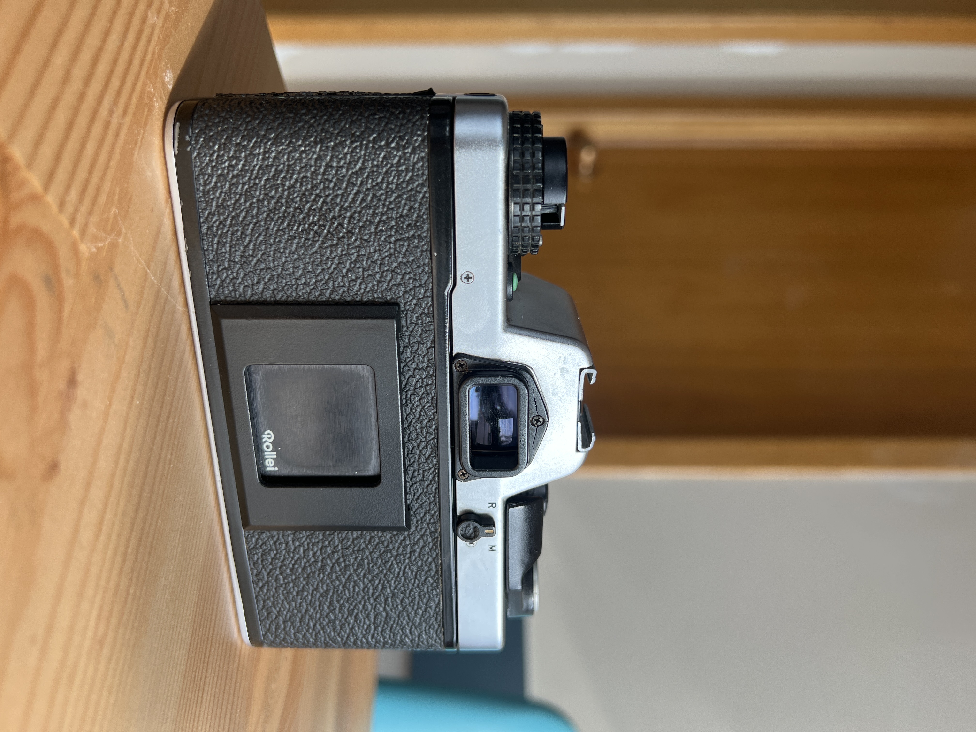 Rolleiflex SL35E silver body