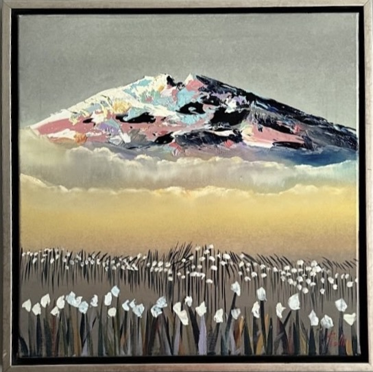 Þorlákur Kristinsson (Tolli) (1953) - Fífur undir Jökli