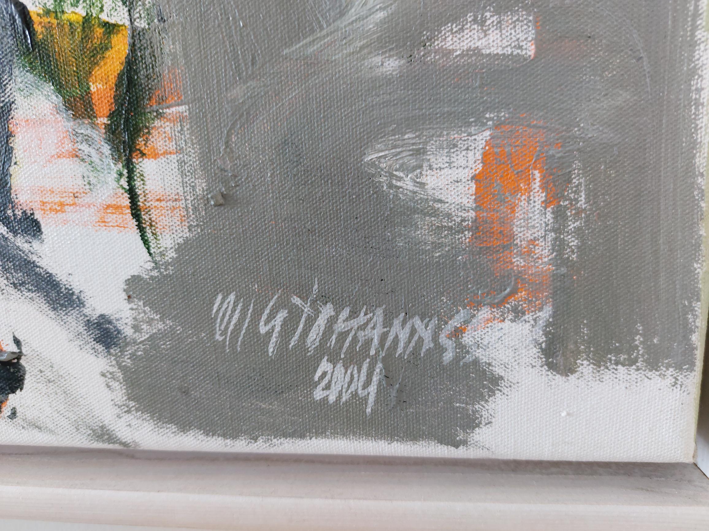 Óli G Jóhannson (1945 - 2011) 145cm x 145cm