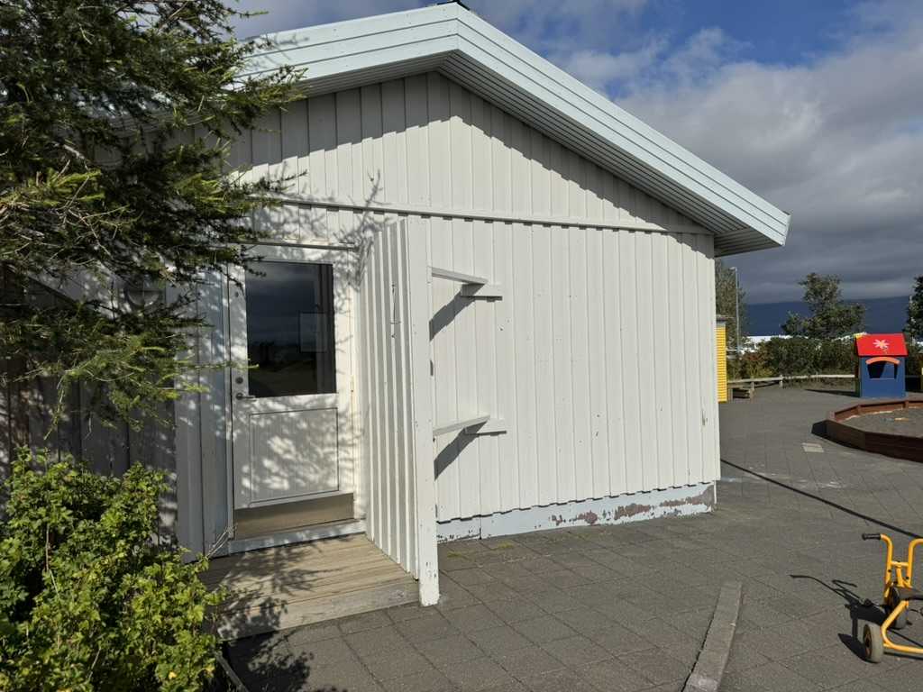 Færanleg húseining við Maríuborg