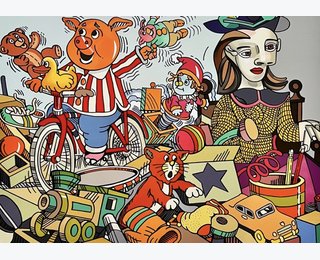ERRÓ(1932) - Hommage a picasso